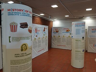  Ausstellung „Zukunft Säen“ und „HI[STORY] OF FOOD“ Unsere Nahrung und ihre globalen Wurzeln 