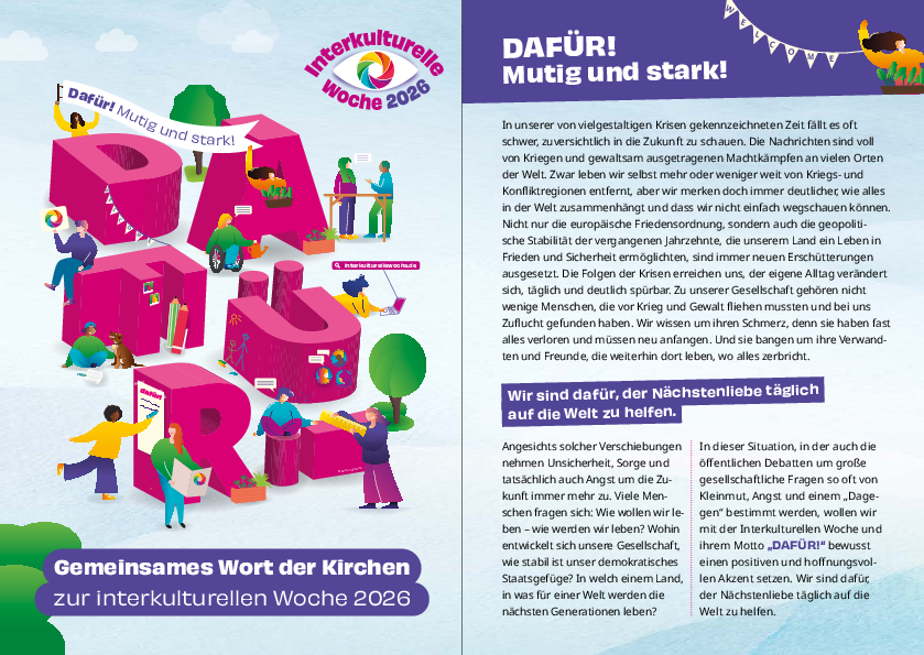 Dafür mutig und stark!