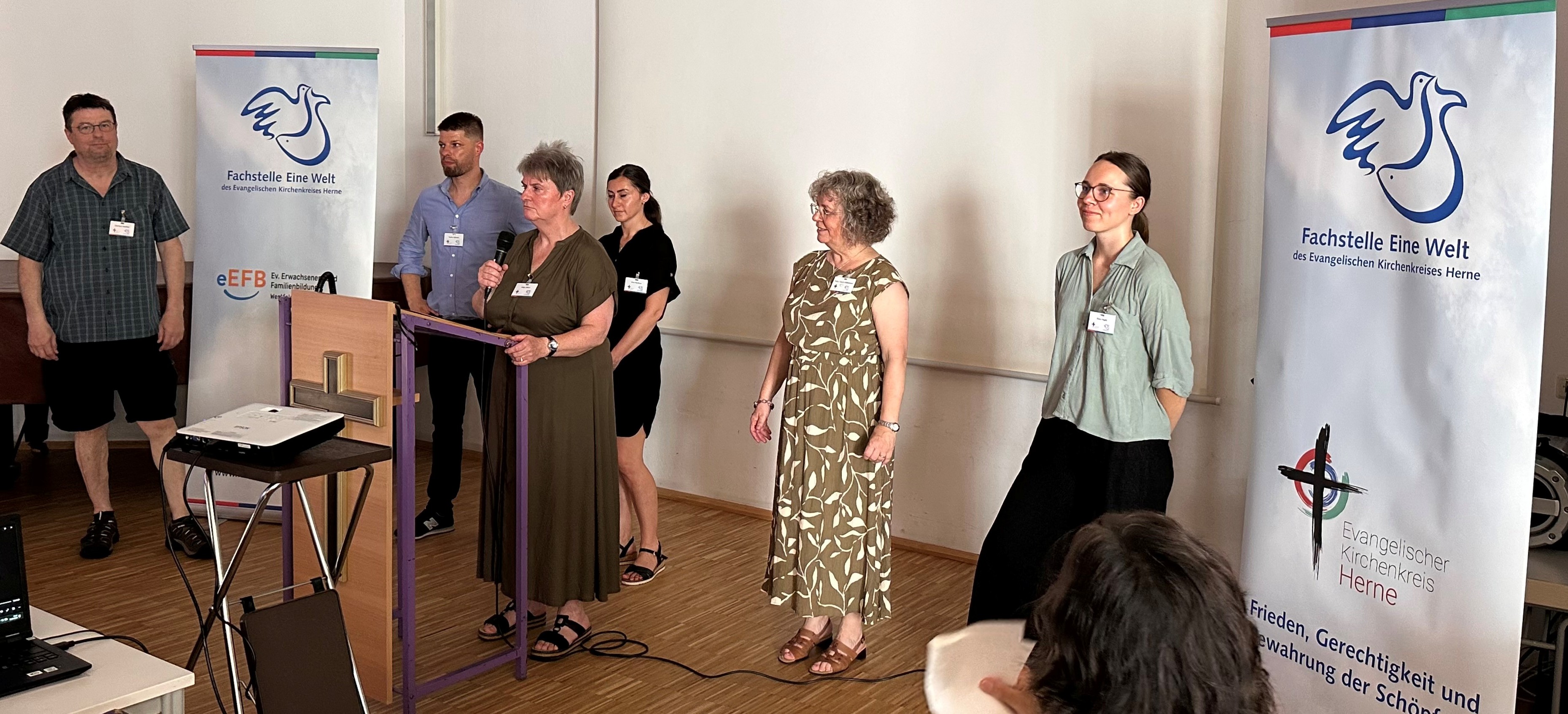50 Jahre Einsatz für Frieden, Gerechtigkeit und Bewahrung der Schöpfung  Die Fachstelle Eine Welt des Ev. Kirchenkreises Herne feierte Jubiläum